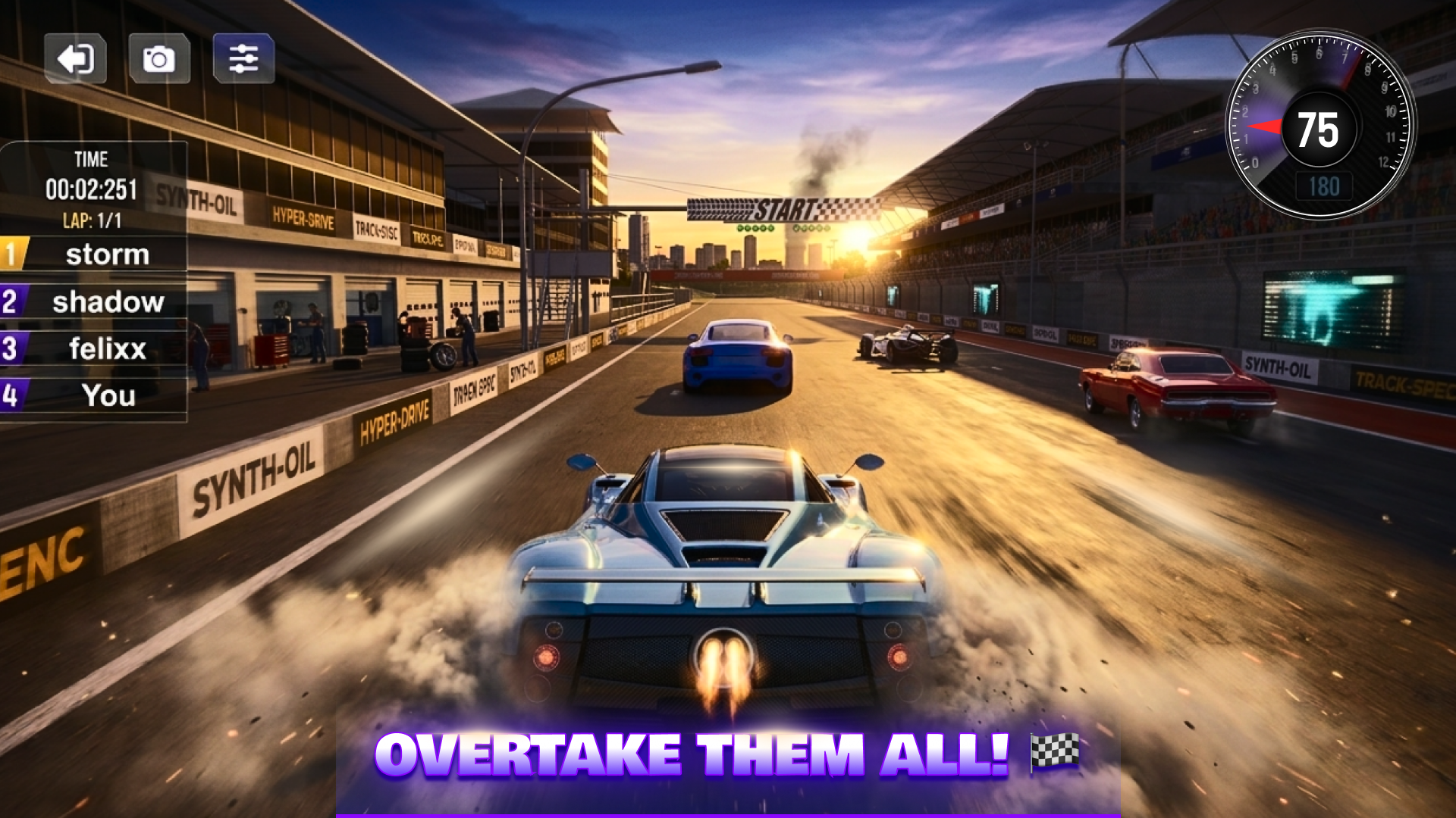 Overtake them all